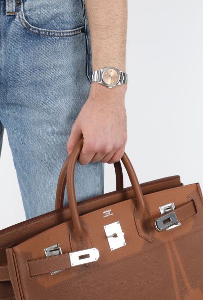 Rolex Air-King Salmon Dial & Stainless Steel Watch - 2