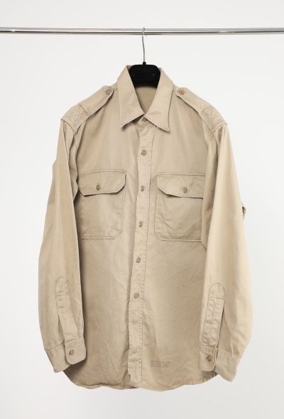 Men's Vintage 1960s Épaulette Military Overshirt - 1 Men's Vintage 1960s Épaulette Military Overshirt - 1