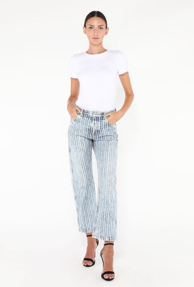 Dior 2019 Striped Denim Jeans - 2