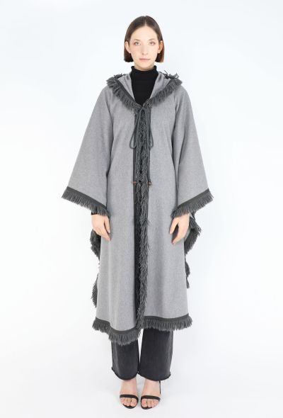 Saint Laurent Collector 1976 Russian Tassel Hooded Cape - 2