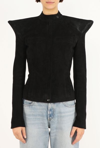Maison Margiela Pagoda Shoulder Suede Jacket, S/S 2008 - 1