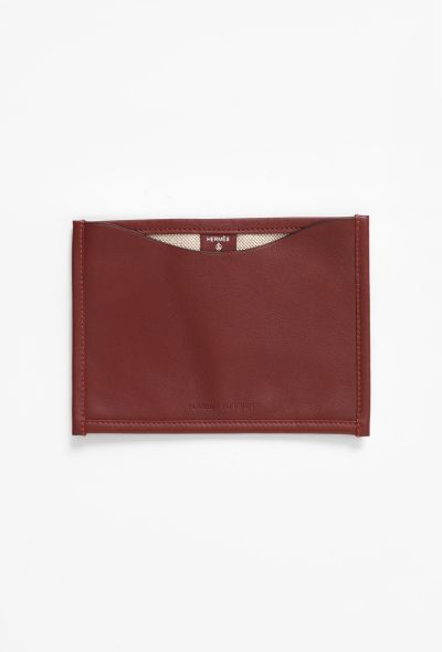 Hermès Petit H Toile & Leather Passport Holder - 1