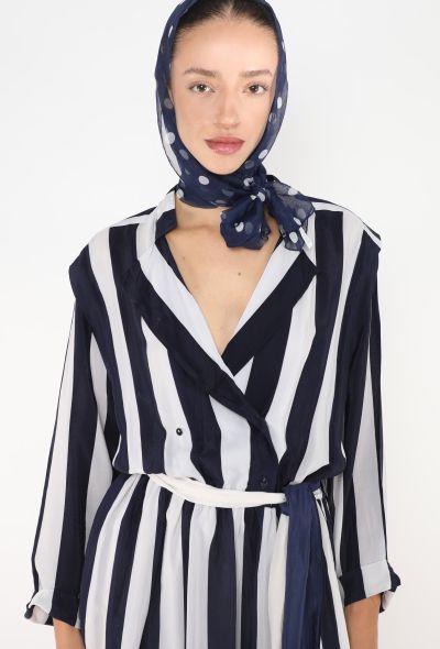 Louis Féraud Belted Silk Dress - 2 Louis Féraud Belted Silk Dress - 2