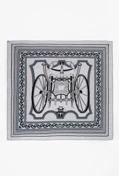 Hermès 2025 'Les Roues de Phaéton' Cashmere Shawl 140cm - 1