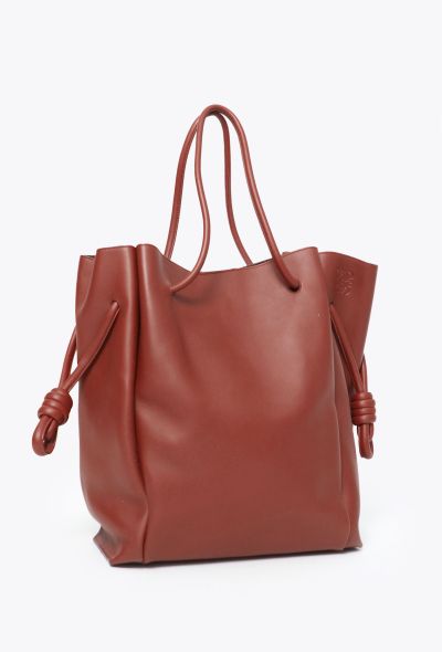Loewe F/W 2021 Medium Flamenco Tote Bag - Rust - 2