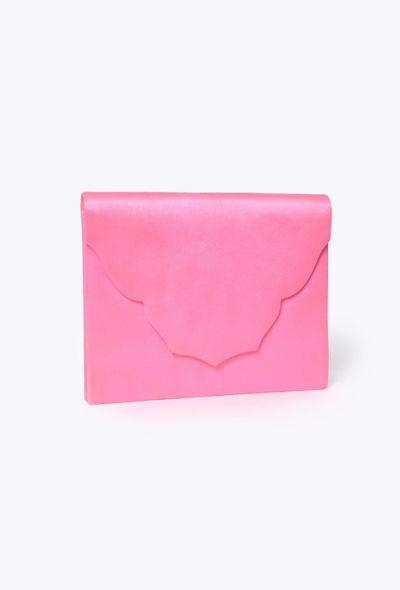 Saint Laurent '90s Satin Envelope Clutch - 2