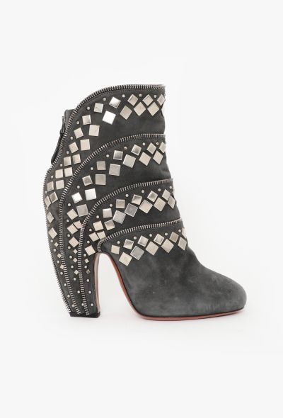 Alaïa F/W 2011 Studded Suede Boots - 1 Alaïa F/W 2011 Studded Suede Boots - 1