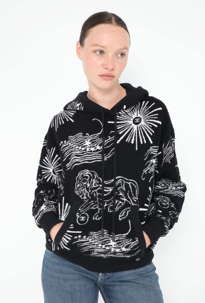 Chanel 2022 Terrycloth Graphic Hoodie - 2 Chanel 2022 Terrycloth Graphic Hoodie - 2