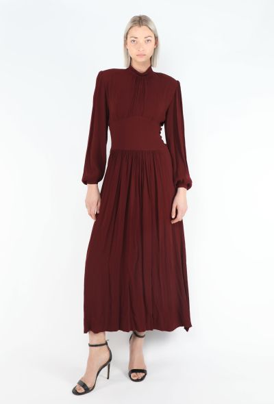 '30s Gathered Midi Dress - 2