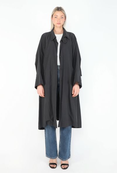 Issey Miyake '90s Batwing Nylon Trench - 2