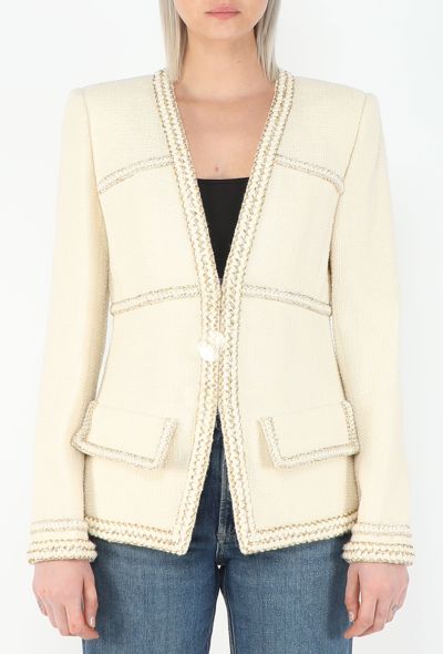 Chanel Pre-Fall 2017 Paris-Cosmopolite Lamé Tweed Jacket - 1