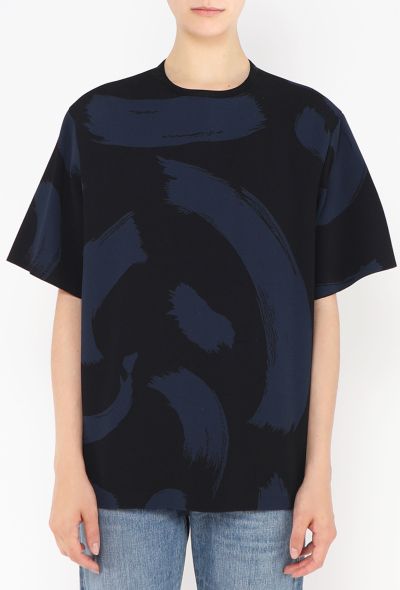 Céline S/S 2014 Brushstroke Tunic Top - 1