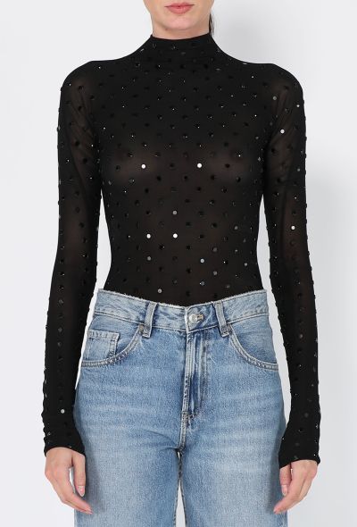Alaïa Crystal Embellished Bodysuit, 2022 - 1