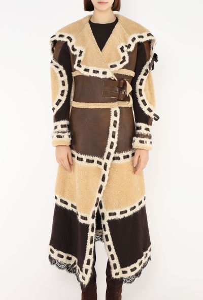 Dior COLLECTOR F/W 2005 Patchwork Shearling Coat - 2 Dior COLLECTOR F/W 2005 Patchwork Shearling Coat - 2