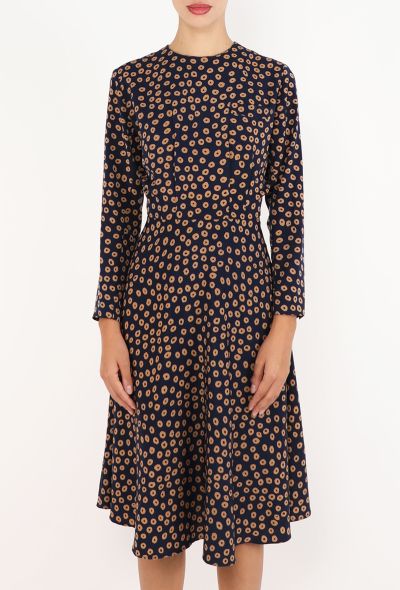 Graphic Flared Day Dress - 2