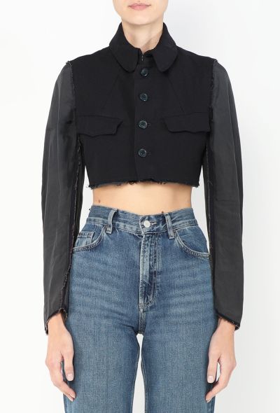 Comme des Garçons Re-Edition 2002 Distressed Cropped Jacket - 1 Comme des Garçons Re-Edition 2002 Distressed Cropped Jacket - 1