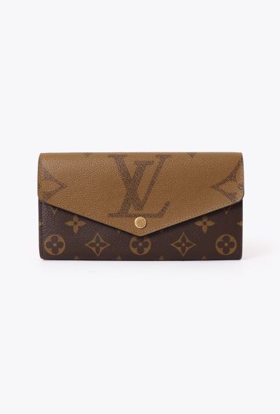 Louis Vuitton Monogram Reverse Sarah Wallet - 1 Louis Vuitton Monogram Reverse Sarah Wallet - 1