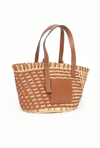 Loewe Woven Palm Leaf Basket Bag - 2