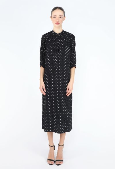 Céline S/S 2021 Polka Dot Crêpe Dress - 1
