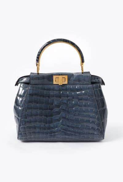 Fendi S/S 2022 Small Niloticus Peekaboo Bag - 1