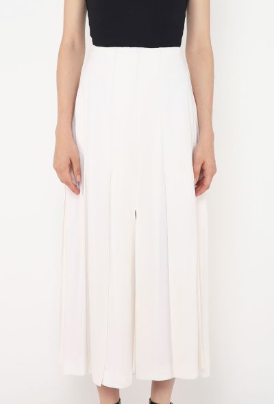 Chanel Vintage Pleated Crêpe Skirt - 2