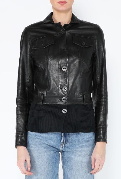 Dior S/S 2006 Lambskin Ribbed Jacket - 1