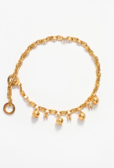 Céline 1989 Chainlink Triomphe Charm Belt - 1 Céline 1989 Chainlink Triomphe Charm Belt - 1