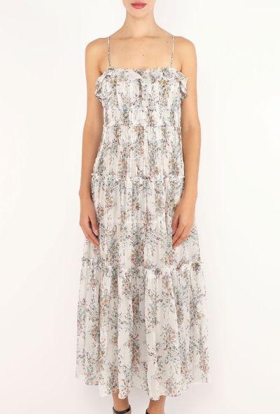 Céline Tiered Floral Silk Dress, 2021 - 2