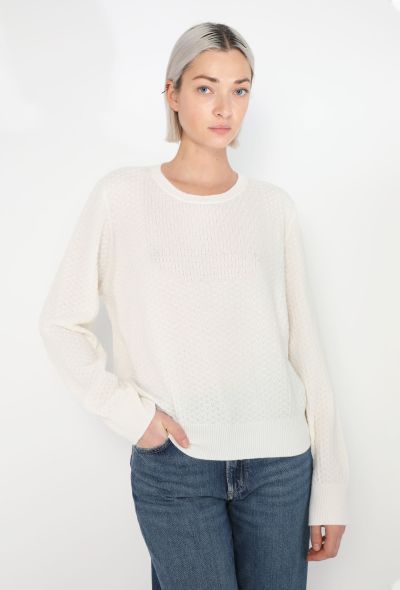 Chanel 2024 Textured Cashmere Sweater - 2