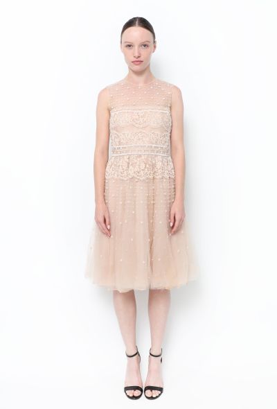 Valentino STUNNING Hand-Embroidered Lace Dress - 1