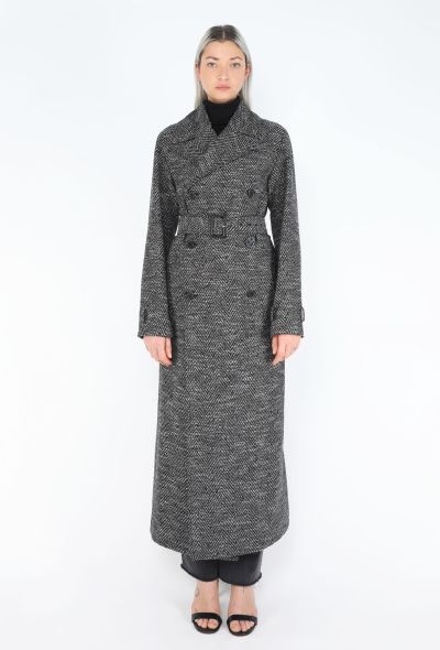 Céline 2018 Tailored Chevron Coat - 1