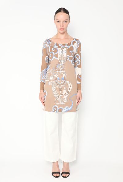 Emilio Pucci Geometric Printed Tunic - 2 Emilio Pucci Geometric Printed Tunic - 2