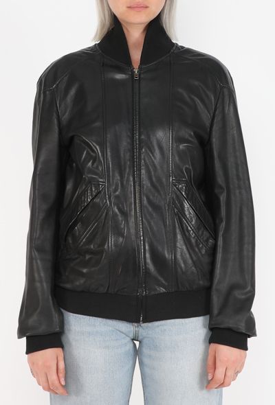 Maison Margiela Leather Bomber Jacket, 2008 - 1