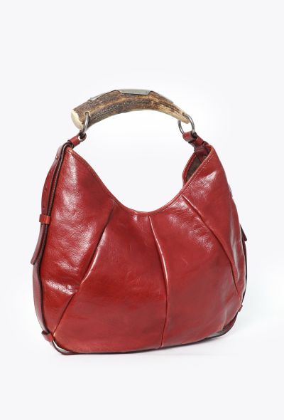 Saint Laurent 2000s Leather Mombasa Bag - 2