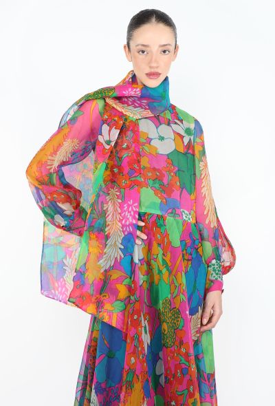 Saint Laurent HIGHLY COLLECTOR Spring 1969 Haute Couture Organza Gown - 1