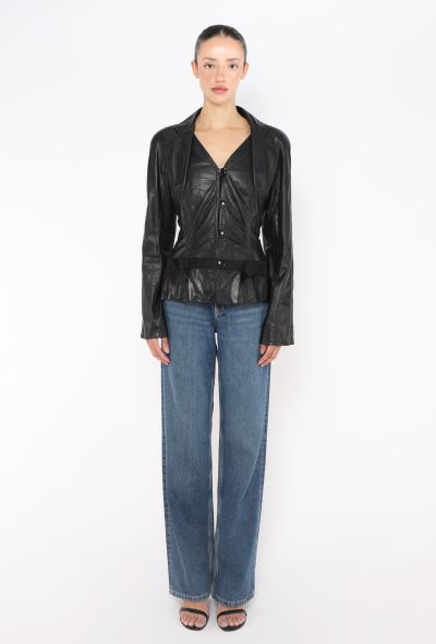 Dior 2005 Lambskin Bar Jacket - 2 Dior 2005 Lambskin Bar Jacket - 2