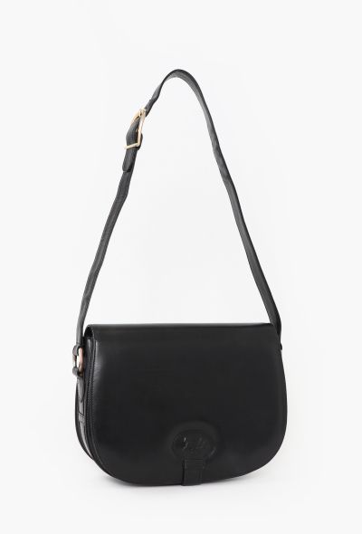 Céline '70s Black Carriage Shoulder Bag - 2 Céline '70s Black Carriage Shoulder Bag - 2