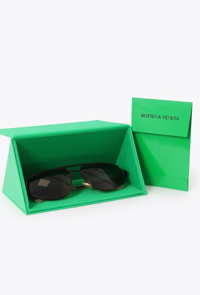 Bottega Veneta 2022 Squared Aviator Sunglasses - 2 Bottega Veneta 2022 Squared Aviator Sunglasses - 2