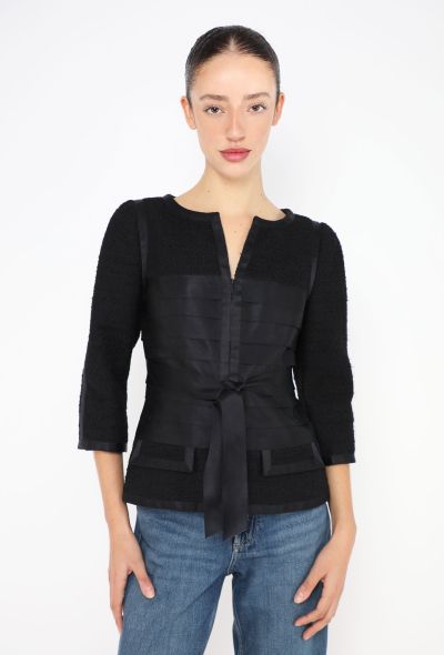 Chanel F/W 2006 Ribbon Bouclé Jacket - 1 Chanel F/W 2006 Ribbon Bouclé Jacket - 1