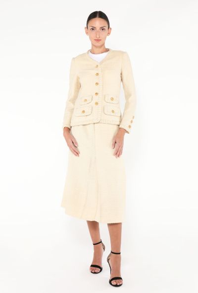 Chanel Haute Couture Braided Tweed Jacket, 1977 - 2