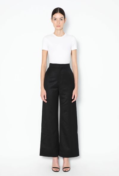 Loewe High-Waisted Twill Trousers - 1 Loewe High-Waisted Twill Trousers - 1