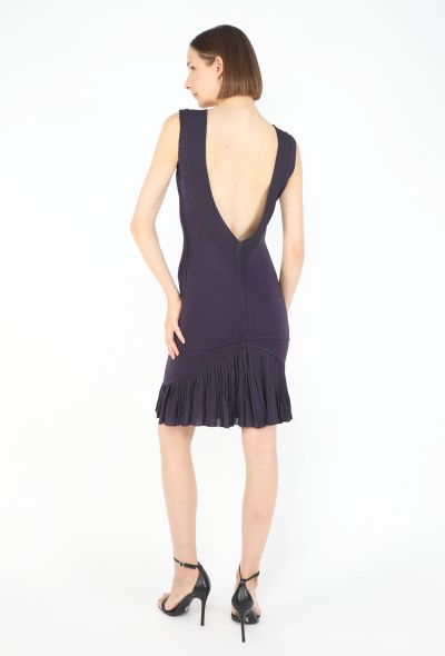 Alaïa S/S 1990 Pleated Bodycon Dress - 2