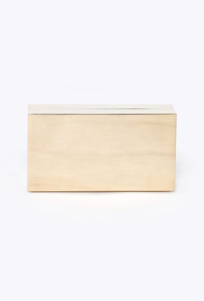 Calvin Klein Vintage Metal Box Clutch - 1