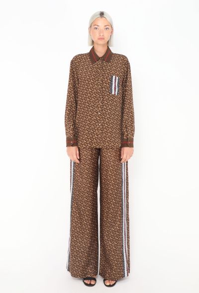 Burberry 2024 Silk Monogram Ensemble - 1