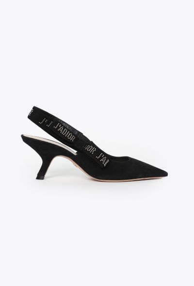Dior Suede J'Adior Slingback Pumps - 1