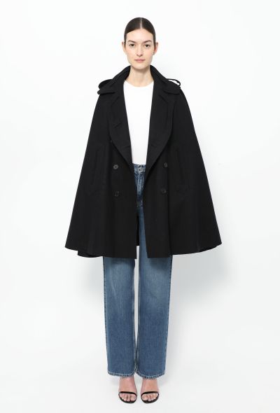Valentino 2022 Double-Breasted Trench Cape - 2