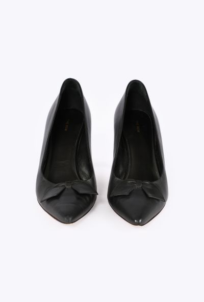 The Row Lana Bow Leather Pumps, 2023 - 2