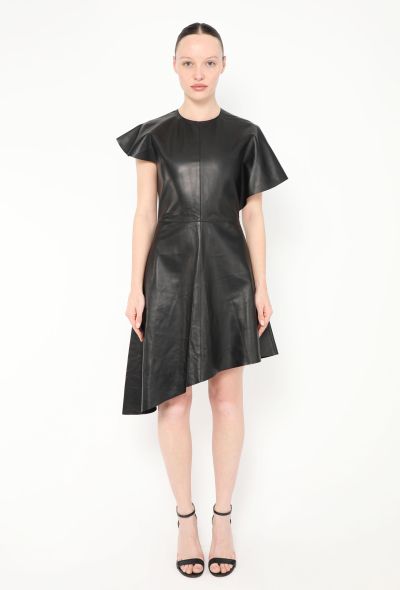 Loewe 2022 Asymmetrical Lambskin Dress - 1 Loewe 2022 Asymmetrical Lambskin Dress - 1