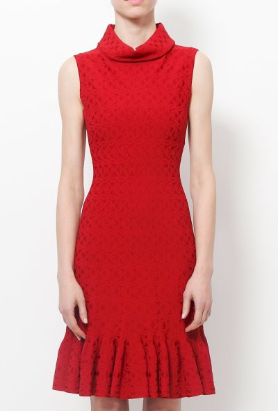                                         Knit Red Dress -2