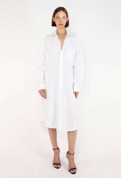 Balenciaga Garde-Robe Cotton Shirt Dress, 2022 - 1